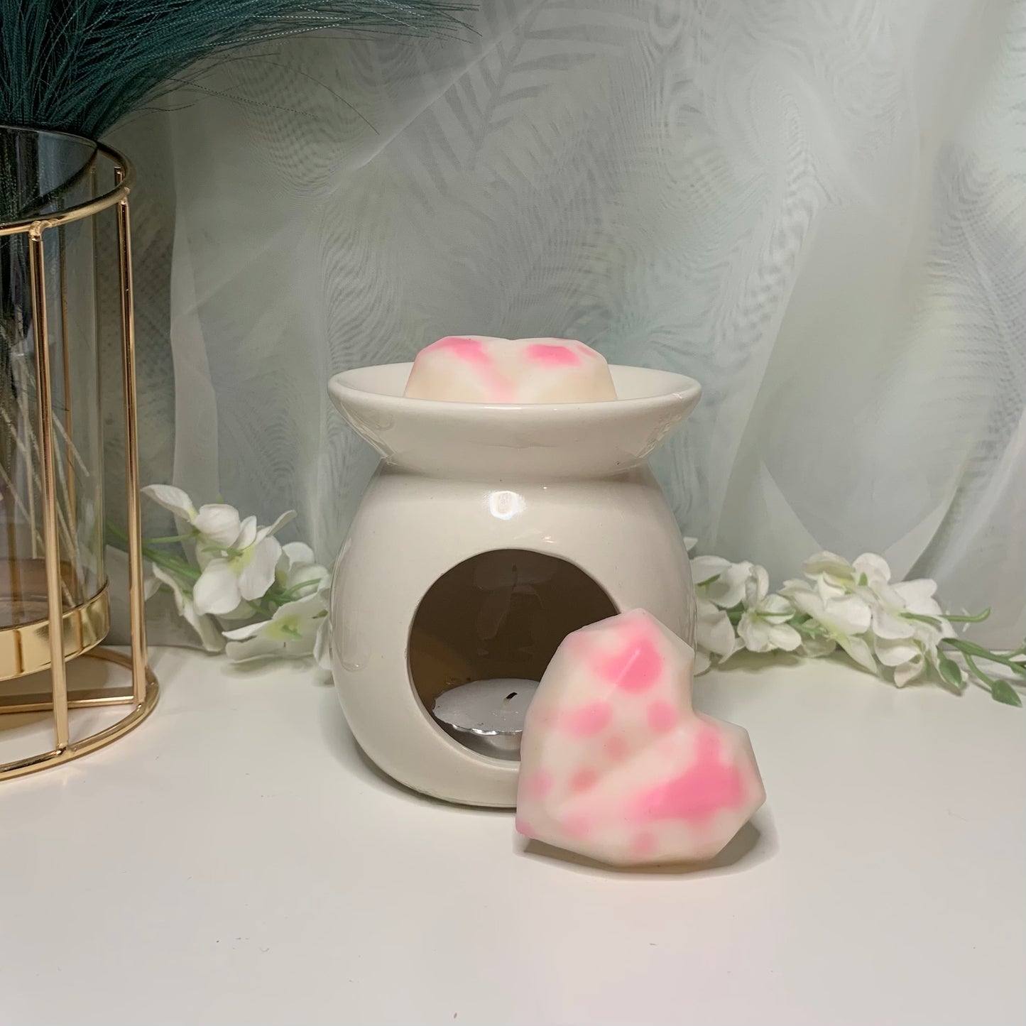 Geometric Heart Wax Melts