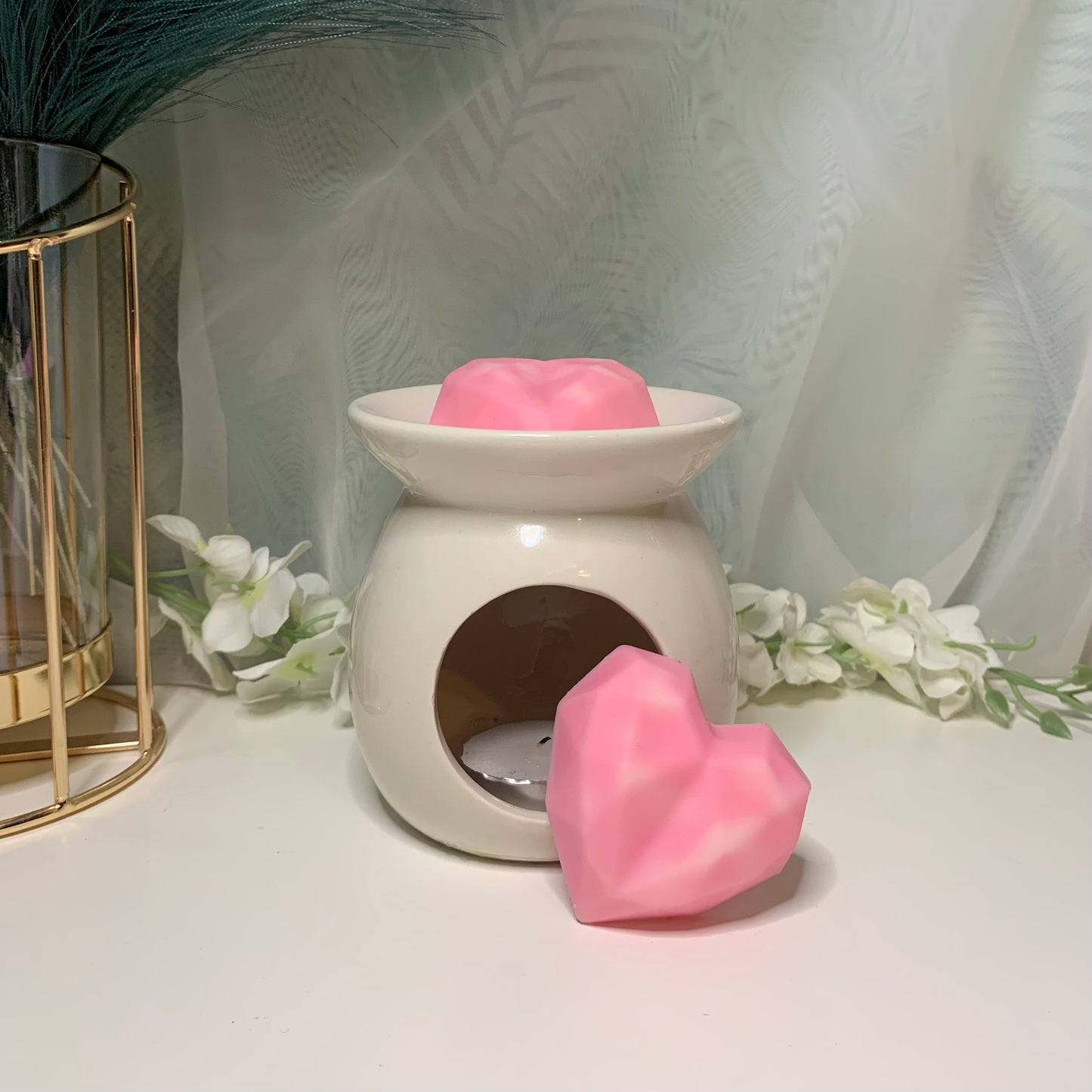 Geometric Heart Wax Melts
