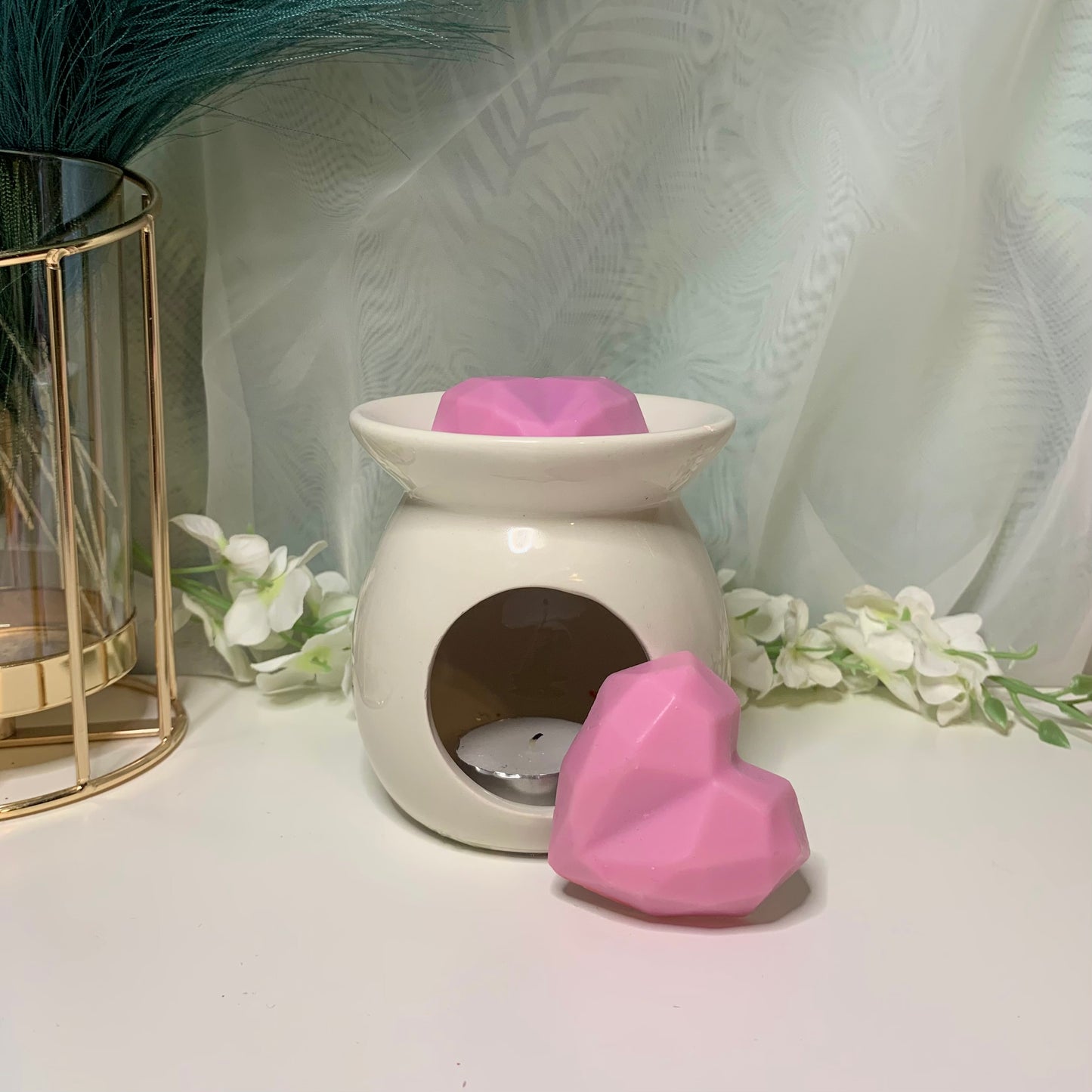 Geometric Heart Wax Melts