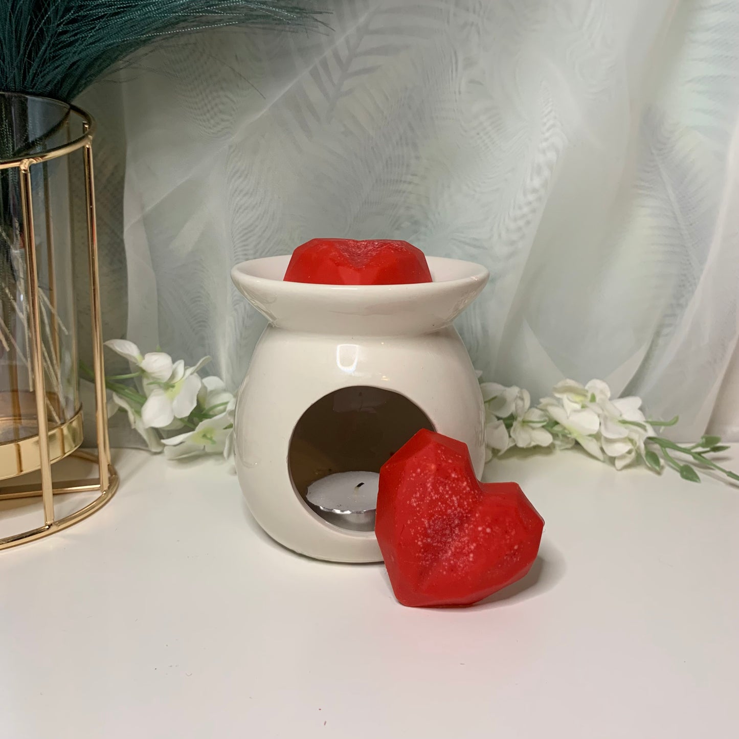 Geometric Heart Wax Melts